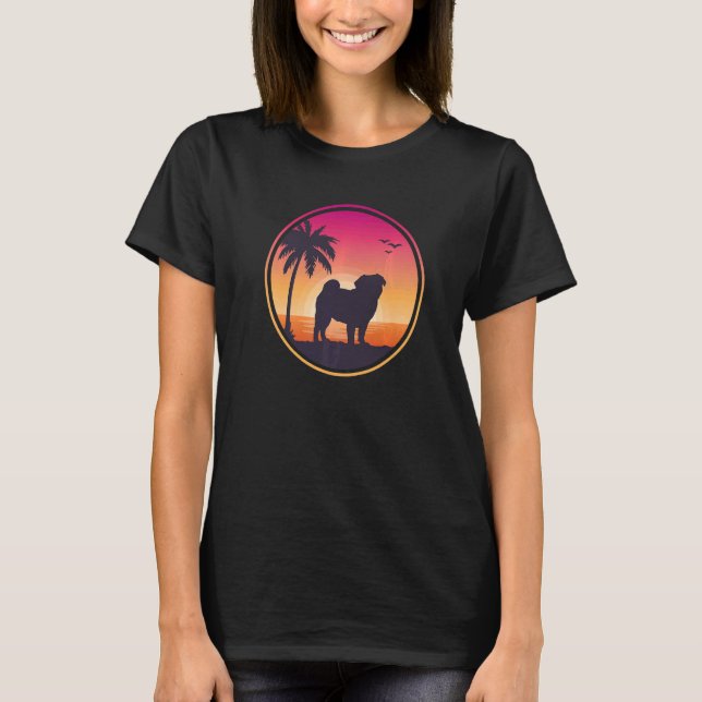 Camiseta Pug Mops Carlin Dog Breed 38 (Frente)