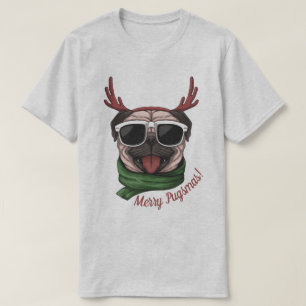 Camiseta Pug Natal