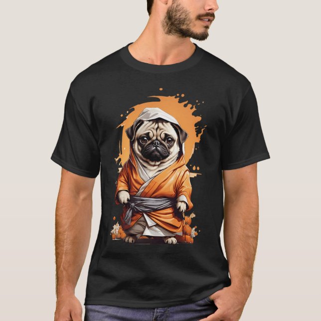 Camiseta Pug Ninja (Frente)