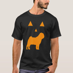Camiseta Pug o ween Halloween Cachorro Abóbora Pug Jack o l