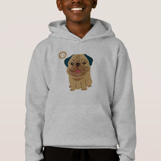 Camiseta Pug Paw (Frente)