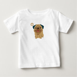 Camiseta Pug Paw
