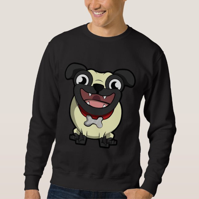 Camiseta Pug Premium Rindo 468 (Frente)