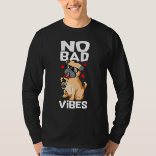 Camiseta Pug Pug Mãe Pug Pai Cachorro Dama Sem Víblias Más