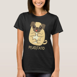 Camiseta Pug Pug Potato Pug Dog Pug