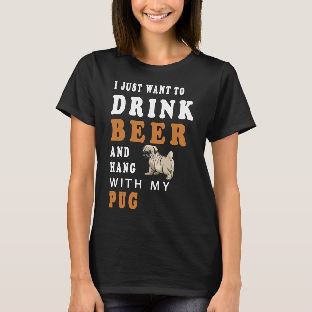 Camiseta Pug Pug Pug T Cachorro Pug Cachorro Cachorro Cacho (Frente)