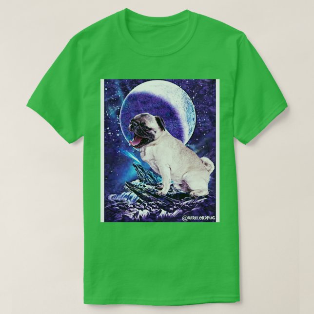 Camiseta Pug Purhowl (Frente do Design)