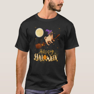 Camiseta Pug Ride Witgun Pug Dog Halloween