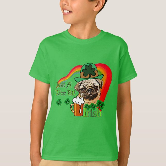 Camiseta Pug St Patricks (Frente)