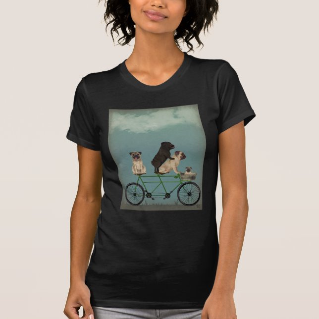 Camiseta Pug Tandem (Frente)