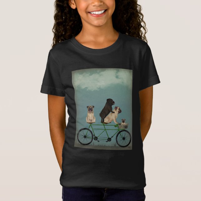 Camiseta Pug Tandem (Frente)