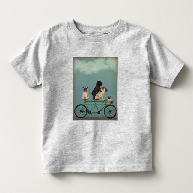 Camiseta Pug Tandem (Frente)