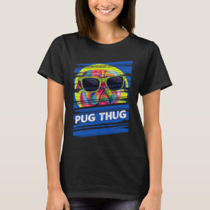 Camiseta Pug Thug Dutch Bulldog Animal Pun Pug Owner