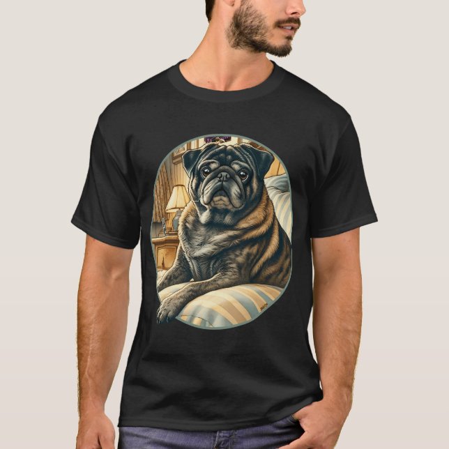 Camiseta Pug Tigrado (Frente)