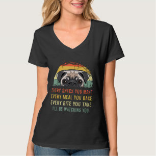 Camiseta Pug Todo Lanche Que Você Faz Toda Refeição Que Voc