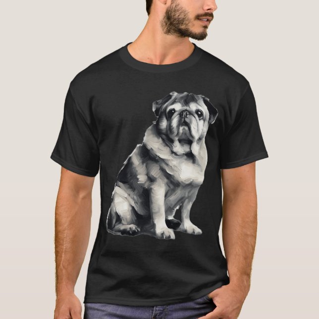 Camiseta Pug Velho (Frente)