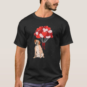 Camiseta Puggle Coração Balão Dia dos Namorados Cachorro Fo