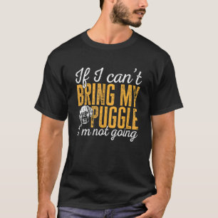 Camiseta Puggle Gráfico Para Mulheres Homens Crianças Puggl