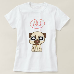 Camiseta Puggle irritado