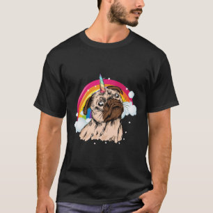 Camiseta Pugicorn Pug Unicorn Gift Para Raparigas Gala Espa