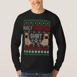 Camiseta Pugly Pug Dog Ugly Christmas Xmas Pug Lovers Gift