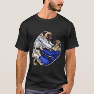 Camiseta Pugs de Jiu-Jitsu