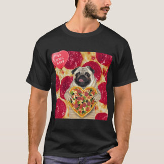 Camiseta Pugs Engraçados Com Armas