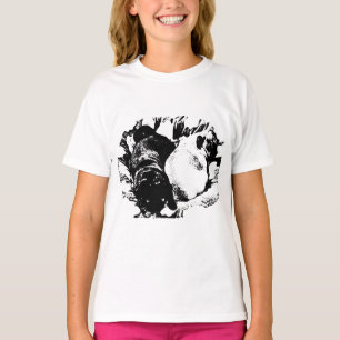 Camiseta Pugs Lado a Lado em Repouso