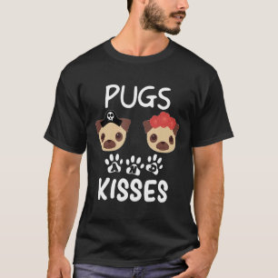 Camiseta Pugs S Pugs E Kisses Pug Amantes Pug Cristo Propri