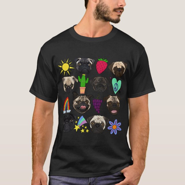 Camiseta Pugs Tweeny-Bopper! (Frente)