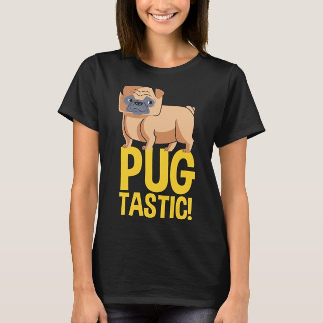 Camiseta PUGtastic Clássico 589 (Frente)