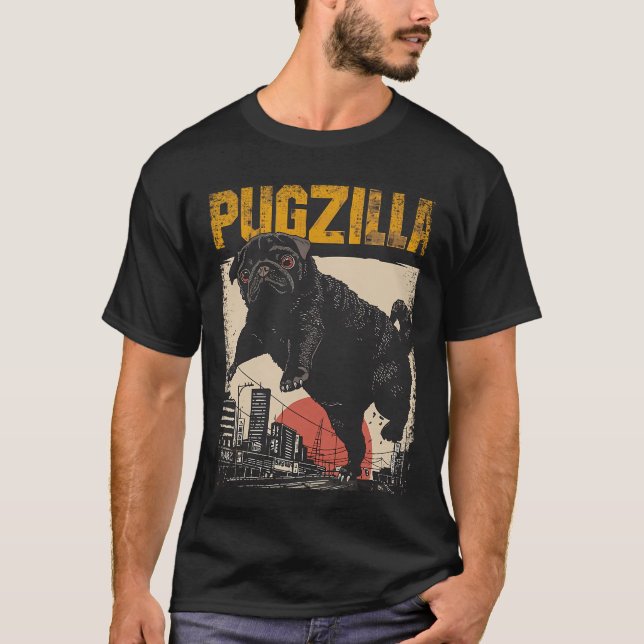 CAMISETA PUGZILLA (Frente)