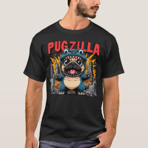 Camiseta Pugzilla Funny Cachorro