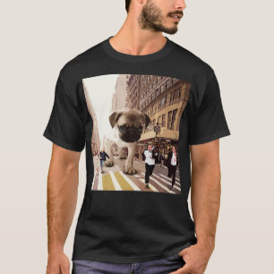 Camiseta PUGZILLA Funny Pug para amantes de Cachorro para o