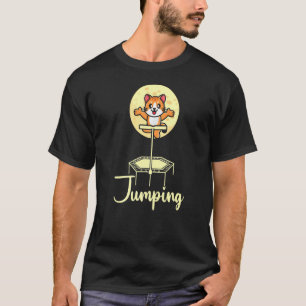 Camiseta Pulando Malhação Gato Trampoline Esportes Saltos