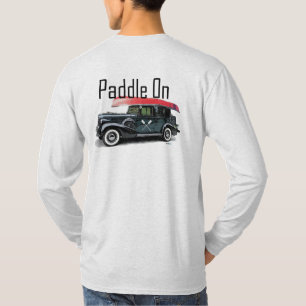Camiseta Pule no Design de carro clássico - Sl longo bási