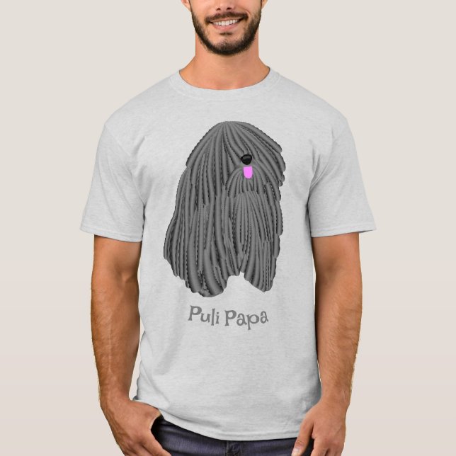 Camiseta Puli Papa Cute Puli Cartoon (Frente)