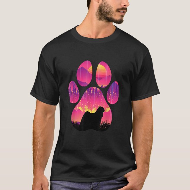 Camiseta Puli Paw Mom Dad Dog  Women Men (Frente)