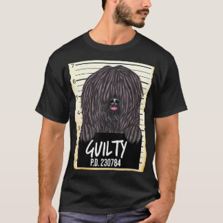 Camiseta Pulik Guilty Dog Mugshot