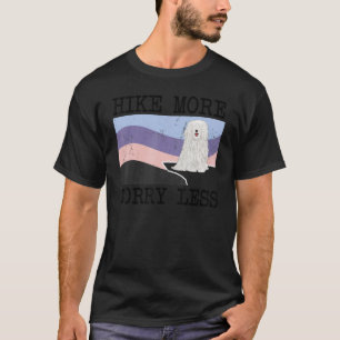 Camiseta Pulik Hike Mais Preocupada Menos Caminho Gráfico