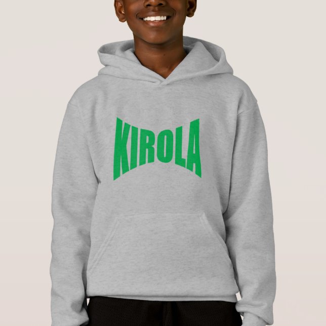 Camiseta Pull à capuche acier  enfants  KIROLA (Frente)