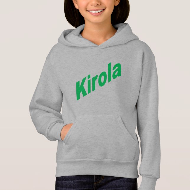 Camiseta Pull à capuche acier filles   KIROLA  (Frente)