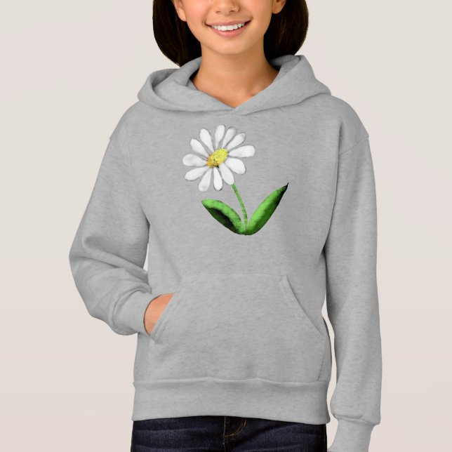 Camiseta  Pull À Capuche Fière Marguerite (Frente)