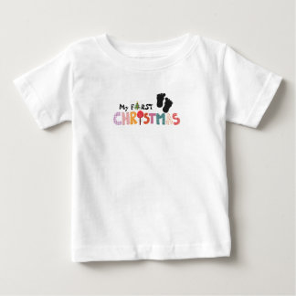Camiseta pull bébé my first christmas