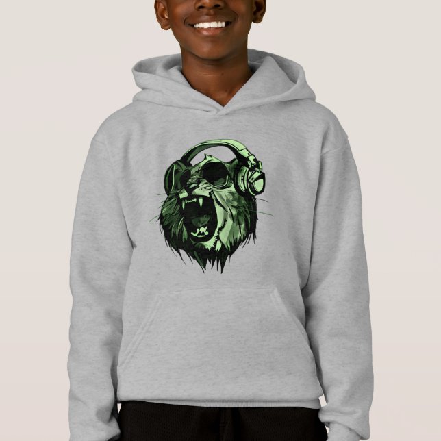 Camiseta Pull DJ Cat (Frente)