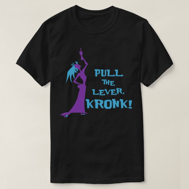 Camiseta Pull The Lever Emperors New Groove  (Frente do Design)