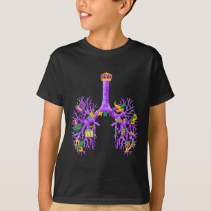 Camiseta Pulmões Anatômicos Terapêutica Respiratória Mardi