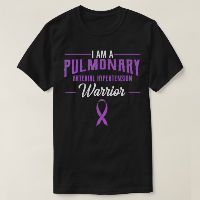 Camiseta Pulmonary Arterial Hypertension Awareness Supporte (Frente do Design)