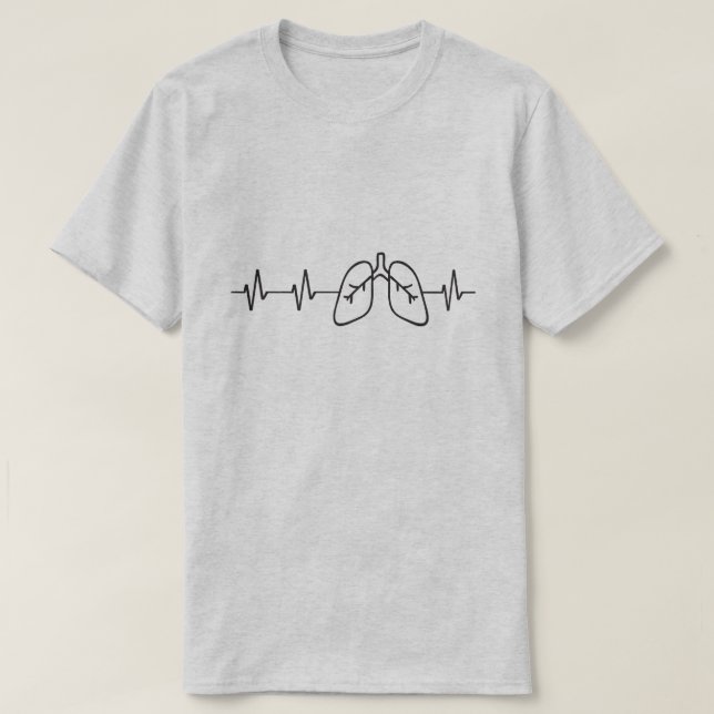 Camiseta Pulmonologia Respiratória Pulmonologia (Frente do Design)