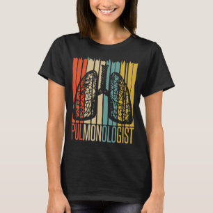 Camiseta Pulmonólogo Pulmões Terapêutica Respiratória Medic